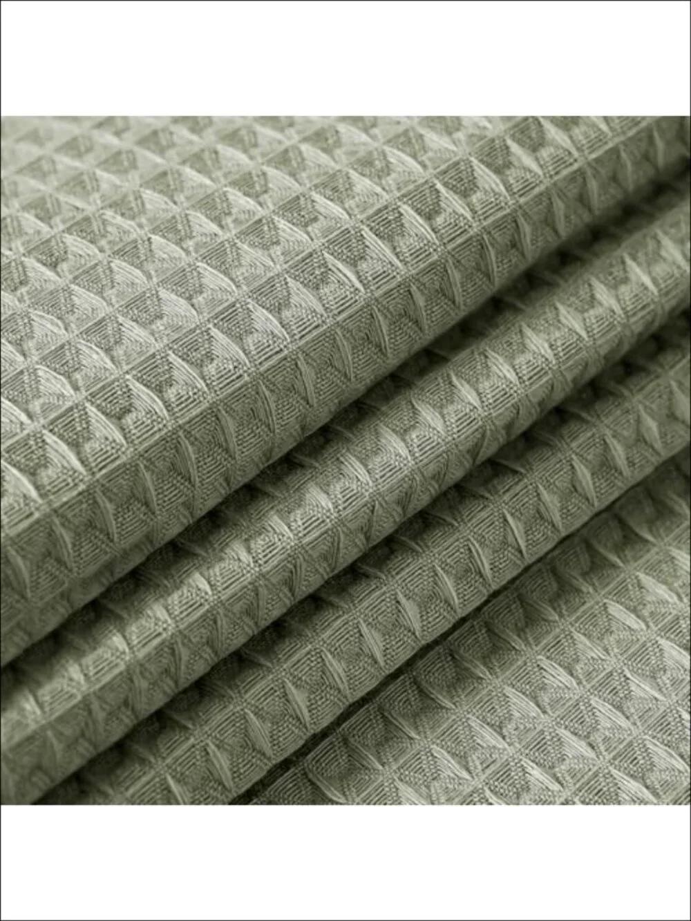 Waffle Textured Waterproof Stain Resistant Washable Polyester Tablecloth 60x84